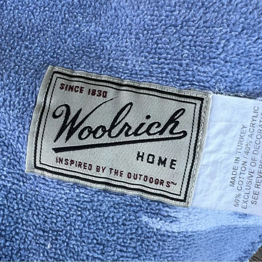 Woolrich home blue